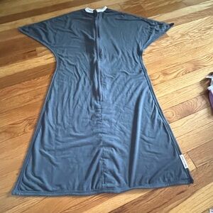 Like New Dark Grayish Blue Sleeping Baby Zipadee Transition Swaddle